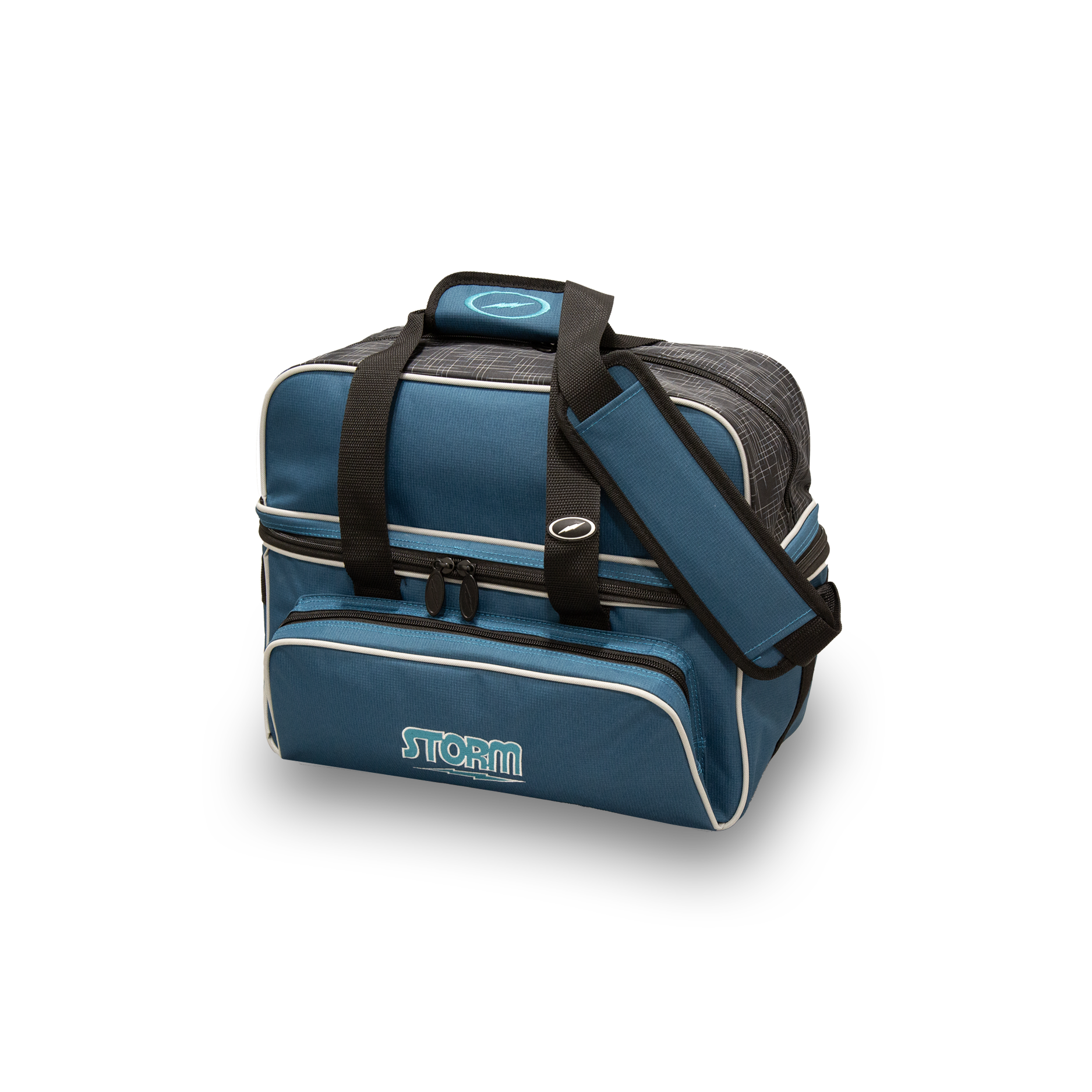 2-BALL DELUXE TOTE (STEEL BLUE / BLACK) 2-BALL DELUXE TOTE (STEEL BLUE / BLACK)